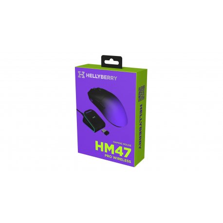 Бездротова миша Hator Hellyberry HM47 Pro Wireless Black/Violet Gradient (HM47PRO_black_violet)