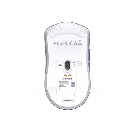 Бездротова миша Hator Hellyberry HM47 Pro Wireless White/Violet Gradient (HM47PRO_white_violet)