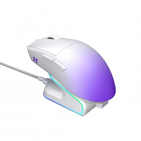 Бездротова миша Hator Hellyberry HM47 Pro Wireless White/Violet Gradient (HM47PRO_white_violet)