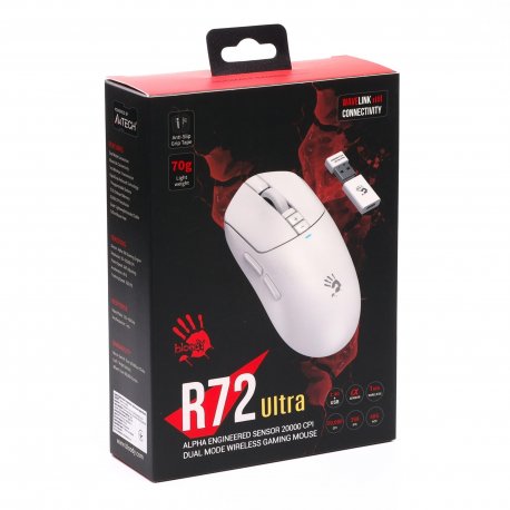 Беспроводная мышь A4Tech Bloody R72 Ultra White