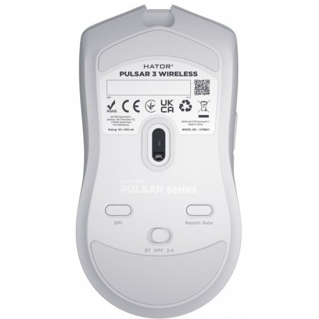 Беспроводная мышь Hator Pulsar 3 Wireless White (HTM631)