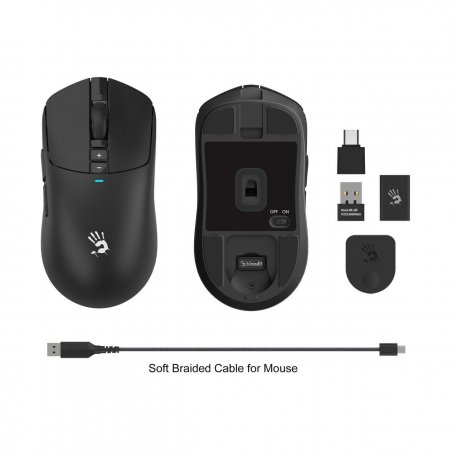 Бездротова миша Bloody R72 Pro Black
