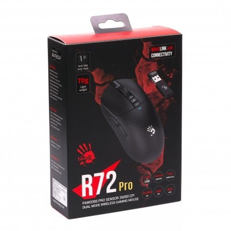 Бездротова миша Bloody R72 Pro Black