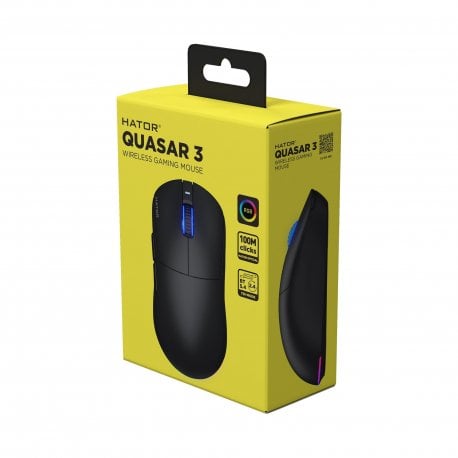 Бездротова миша Hator Quasar 3 Wireless Black (HTM730)