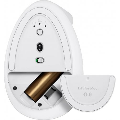 Бездротова миша Logitech Lift for Mac Vertical Ergonomic White (910-006477)