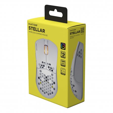 Миша Hator Stellar Wireless White (HTM651)