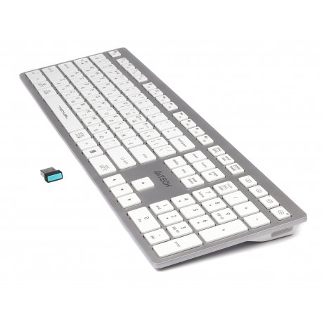 Беспроводная клавиатура A4Tech FBX50C White