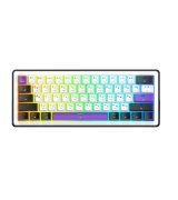 Клавіатура ігрова Hator Hellyberry HK60 Wireless White/Violet