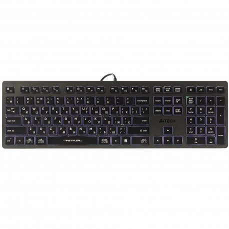 Клавиатура A4Tech Fstyler FX60H Grey White Backlit