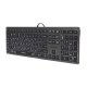 Клавиатура A4Tech Fstyler FX60H Grey White Backlit