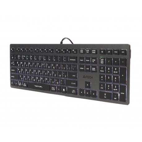 Клавиатура A4Tech Fstyler FX60H Grey White Backlit