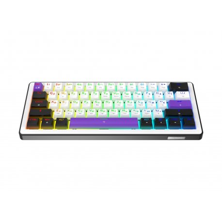 Клавиатура игровая Hator Hellyberry HK60 White/Violet