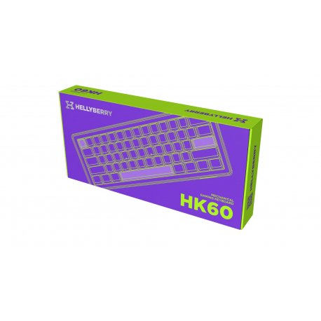 Клавиатура игровая Hator Hellyberry HK60 White/Violet