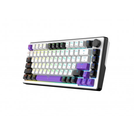 Клавиатура игровая Hator Hellyberry HK75 White/Violet