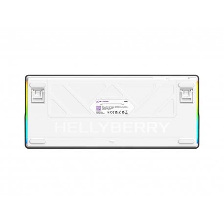 Клавіатура ігрова Hator Hellyberry HK75 White/Violet