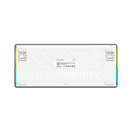 Клавиатура игровая Hator Hellyberry HK75 White/Violet