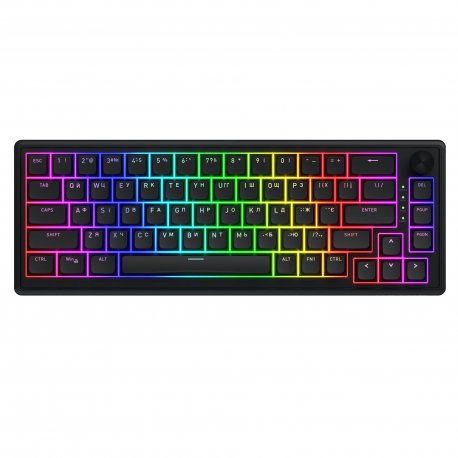 Клавиатура игровая Hator Skyfall 65 Black/Black (HTK1160UA)