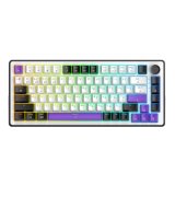 Клавіатура ігрова Hator Hellyberry HK75 Wireless White/Violet