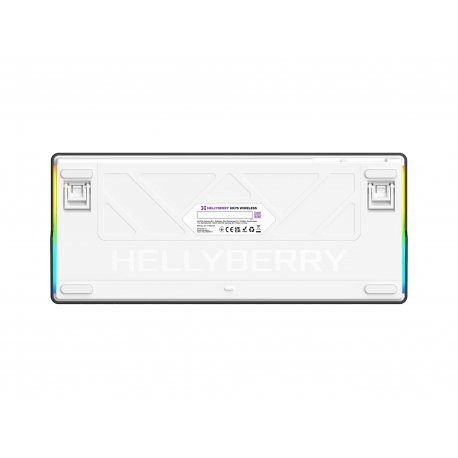 Клавиатура игровая Hator Hellyberry HK75 Wireless White/Violet