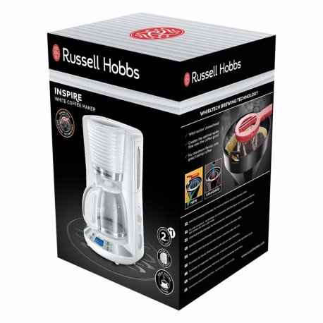 Кавоварка крапельна Russell Hobbs InspireWhite (24390-56)