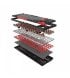 Клавиатура игровая Bloody S87 Energy Red