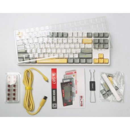 Клавиатура игровая Bloody S87 Energy White