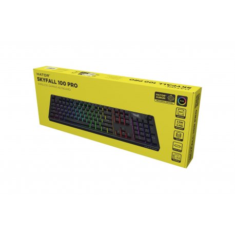 Бездротова клавіатура ігрова Hator Skyfall 100 Pro Wireless Black (HTK4101UA)
