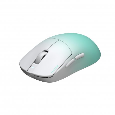 Бездротова миша ігрова Hator Quasar 3 Ultima 8K Wireless White/Mint (HTM761)
