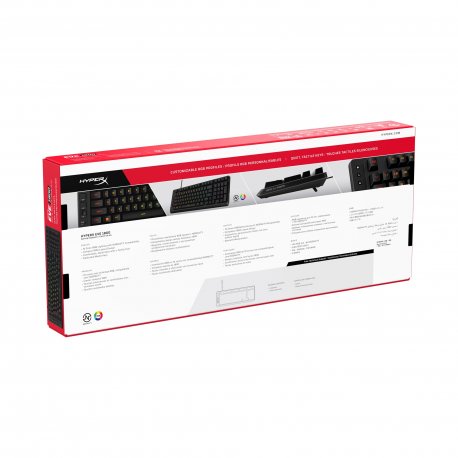 Клавіатура ігрова HyperX Eve 1800 USB Black (B7JE0AA)