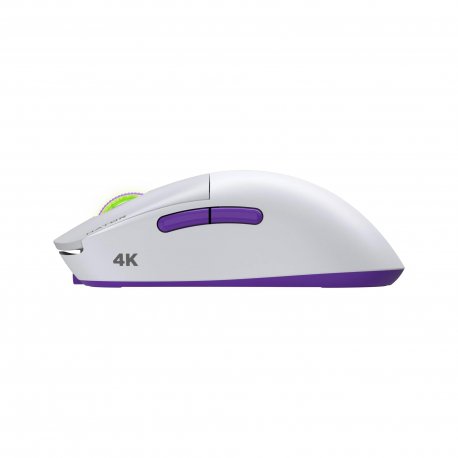 Бездротова миша ігрова Hator Quasar 2 Ultra 4K Wireless White/Lilac (HTM571WL)