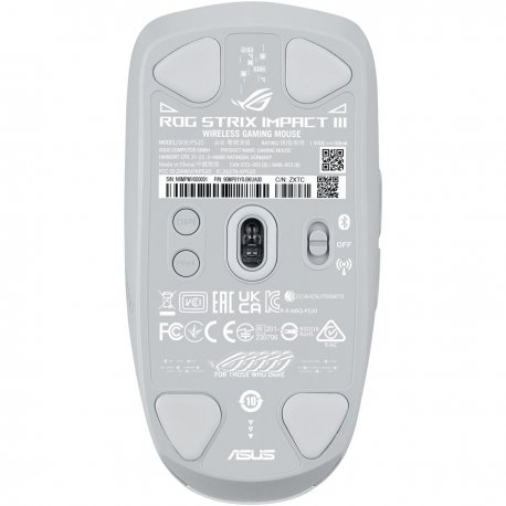 Бездротова миша ігрова Asus ROG Strix Impact III White (90MP03D0-BMUA10)