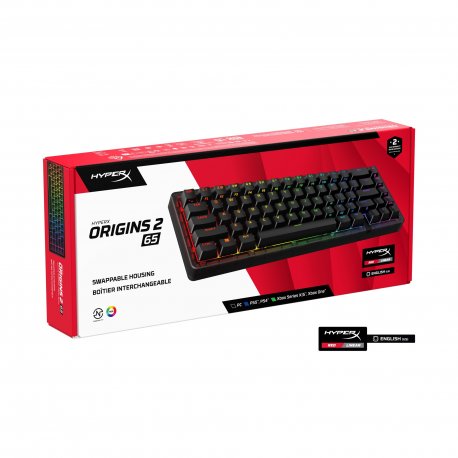 Клавиатура игровая HyperX Origins 2 65 HX Red USB Black (B4QS3AA)