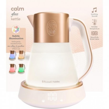 Електрочайник Russell Hobbs Calm White/Bronze (27450-70)