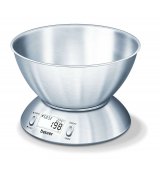Весы кухонные Beurer с чашей 5кг Grey (KS_54)