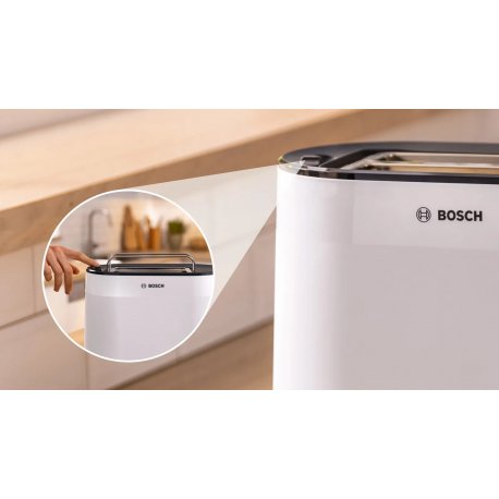 Тостер Bosch TAT2M121 950Вт White