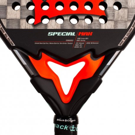 Ракетка для паделу Black Crown Special Max Black (A005496)