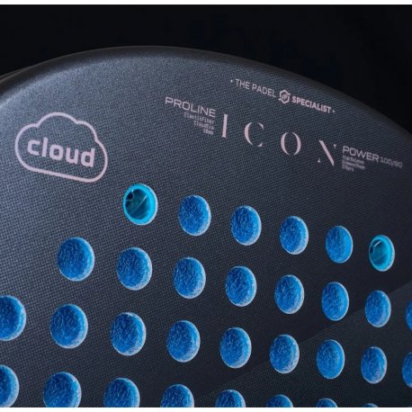 Ракетка для падела Bullpadel Icon Cloud 25 Black (448125)