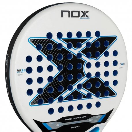 Ракетка для паделу Nox Equation Soft Advanced White (PEQUSADV26 N)
