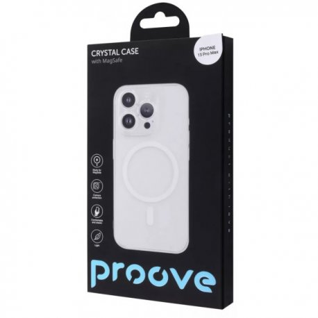 Чехол Proove Crystal Case для iPhone 13 Pro Max with MagSafe Transparent (PCCCIP13PM01)
