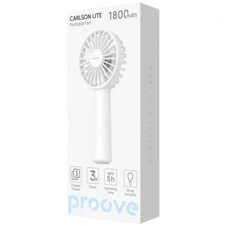 Портативный вентилятор Proove Carlson Lite White (PFCL03002002)