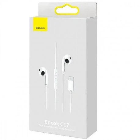 Наушники Baseus Encok CZ17 (Type-C) White (A00170000213-Z1)
