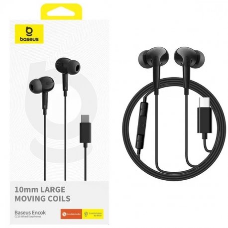 Навушники Baseus Encok CZ18 (Type-C) Black (A00170100113-Z1)