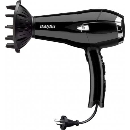 Фен Babyliss CordKeeper 2000Вт Black (D374DE)