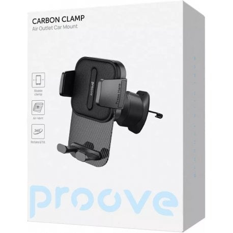 Автодержатель Proove Carbon Clamp Air Outlet Car Mount (CHCNA0000001)