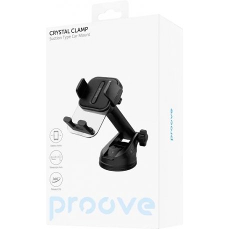 Автотримач Proove Crystal Clamp Suction Type Car Mount (CHCS00000001)