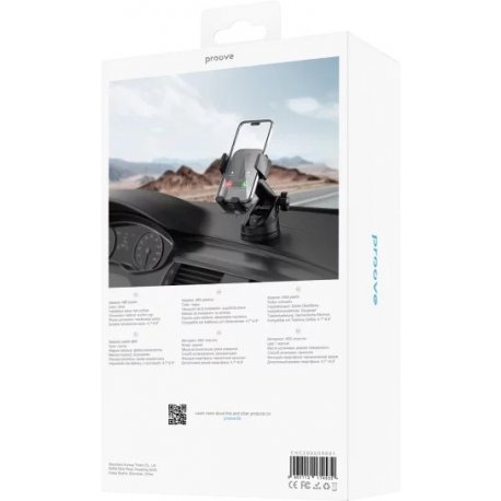 Автодержатель Proove Crystal Clamp Suction Type Car Mount (CHCS00000001)