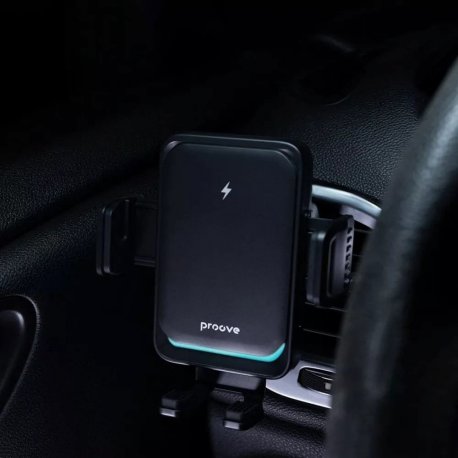 Автодержатель с беспроводным ЗУ Proove Sonic Pro 15W (WHSP15002001)