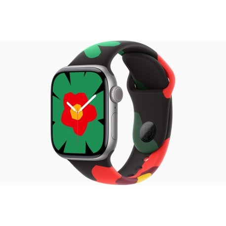 Apple Watch Series 11 42mm (GPS) Space Grey Aluminium Case Black Unity Sport Loop (MEW14,MDF44)