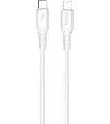 Кабель Proove GridLine Type-C to Type-C 60W (1m) White (CCGL60002202)
