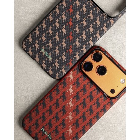 Чехол Pitaka Edge Ultra-Slim Happiness Rides для iPhone 17 Pro Max Ebony (HR1707PM)